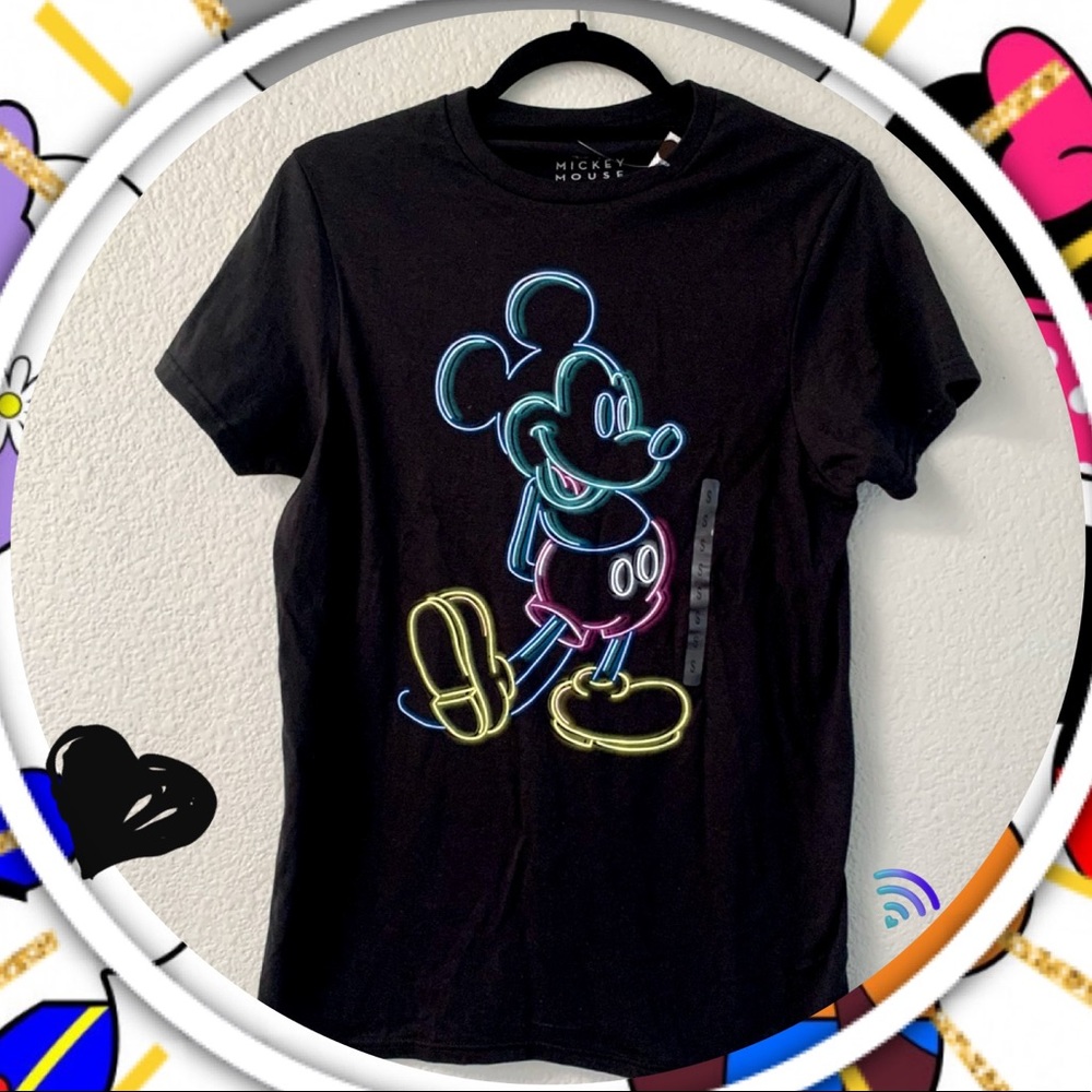 Neon Mickey Mouse Tee